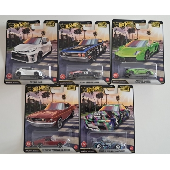 Hot Wheels 1:64 Zestaw Boulevard 2026 Mix 2 - 5 szt